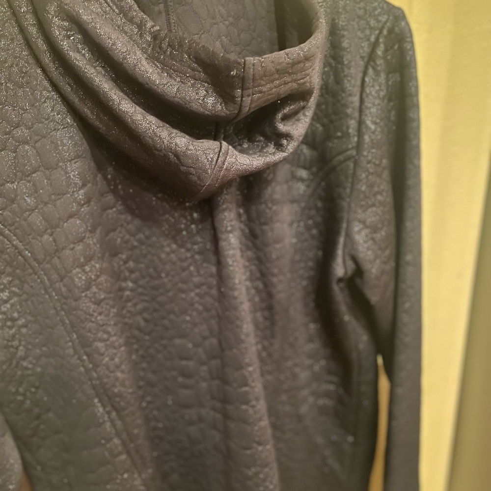 Chico's Black Textured Utility Jacket - Picture 3 of 7